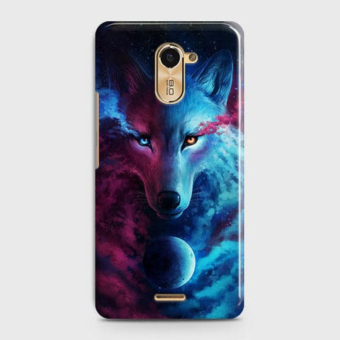 Infinix Hot 4 / Hot 4 Pro Cover - Infinity Wolf Trendy Printed Hard Case with Life Time Colors Guarantee