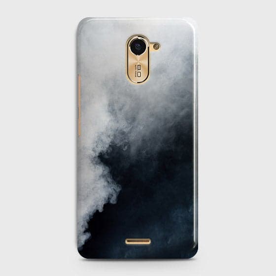 Infinix Hot 4 / Hot 4 Pro Cover - Matte Finish - Trendy Misty White and Black Marble Printed Hard Case with Life Time Colors Guarantee