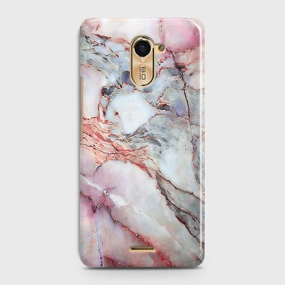 Infinix Hot 4 / Hot 4 Pro Cover - Violet Sky Marble Trendy Printed Hard Case with Life Time Colors Guarantee