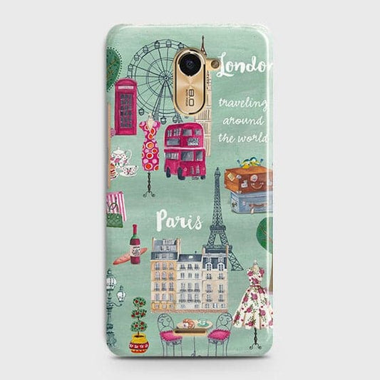 Infinix Hot 4 / Hot 4 Pro Cover - Matte Finish - London, Paris, New York ModernPrinted Hard Case with Life Time Colors Guarantee