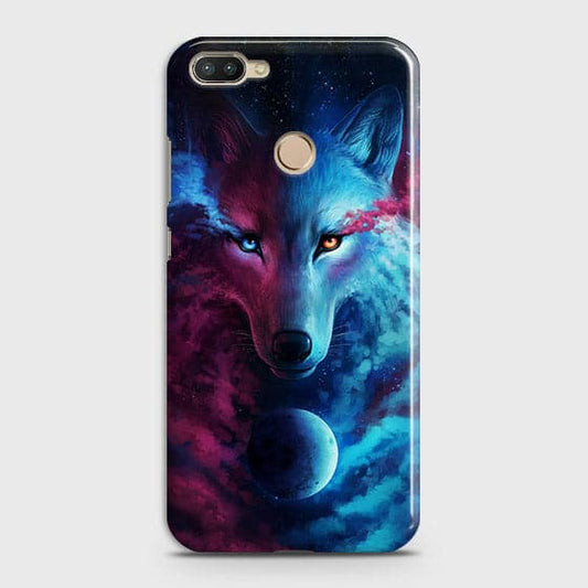 Infinix Hot 6 Pro Cover - Infinity Wolf Trendy Printed Hard Case with Life Time Colors Guarantee