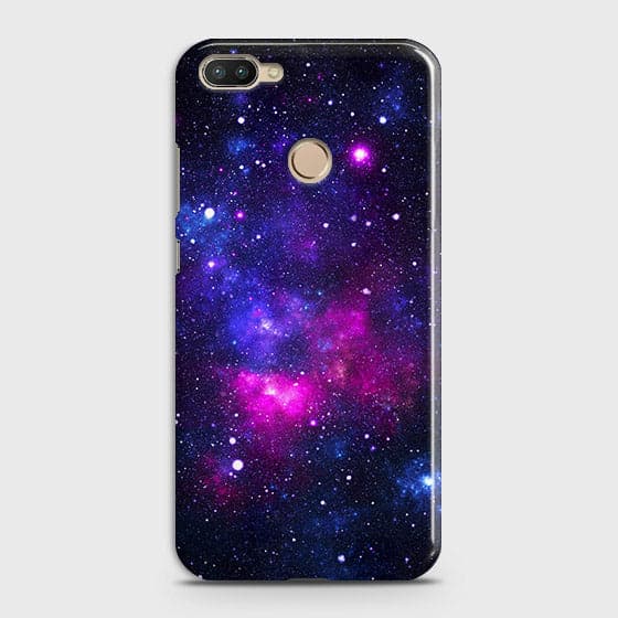 Infinix Hot 6 Pro Cover - Dark Galaxy Stars Modern Printed Hard Case with Life Time Colors Guarantee