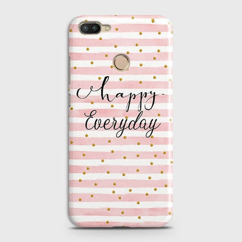 Infinix Hot 6 Pro Cover - Trendy Happy Everyday Printed Hard Case with Life Time Colors Guarantee