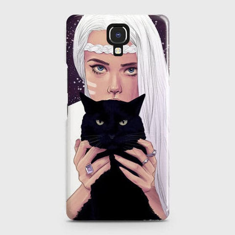 Infinix Note 4 / X572 Cover - Trendy Wild Black Cat Printed Hard Case with Life Time Colors Guarantee