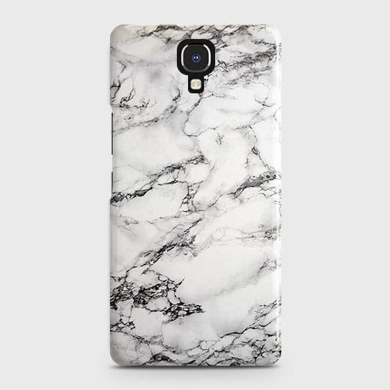 Infinix Note 4 / X572 Cover - Matte Finish - Trendy Mysterious White Marble Printed Hard Case with Life Time Colors Guarantee