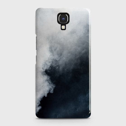 Infinix Note 4 / X572 Cover - Matte Finish - Trendy Misty White and Black Marble Printed Hard Case with Life Time Colors Guarantee