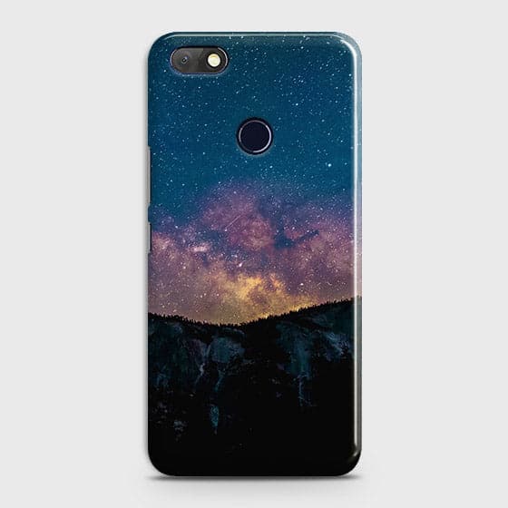 Infinix Note 5 Cover - Matte Finish - Embrace Dark Galaxy  Trendy Printed Hard Case with Life Time Colors Guarantee