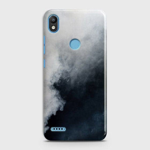 Infinix Smart 2 / X5515 Cover - Matte Finish - Trendy Misty White and Black Marble Printed Hard Case with Life Time Colors Guarantee