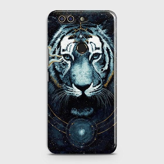 Infinix Zero 5 Cover - Vintage Galaxy Tiger Printed Hard Case with Life Time Colors Guarantee