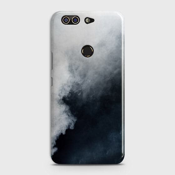 Infinix Zero 5 Cover - Matte Finish - Trendy Misty White and Black Marble Printed Hard Case with Life Time Colors Guarantee