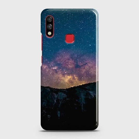 Infinix Hot 7 Pro Cover - Matte Finish - Embrace Dark Galaxy  Trendy Printed Hard Case with Life Time Colors Guarantee