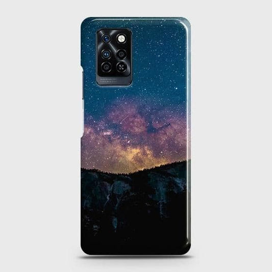 Infinix Note 10 Pro Cover - Matte Finish - Embrace Dark Galaxy  Trendy Printed Hard Case with Life Time Colors Guarantee