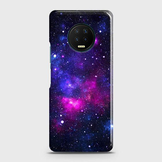 Infinix Note 7 Cover - Dark Galaxy Stars Modern Printed Hard Case with Life Time Colors Guarantee