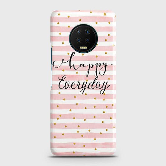 Infinix Note 7 Cover - Trendy Happy Everyday Printed Hard Case with Life Time Colors Guarantee