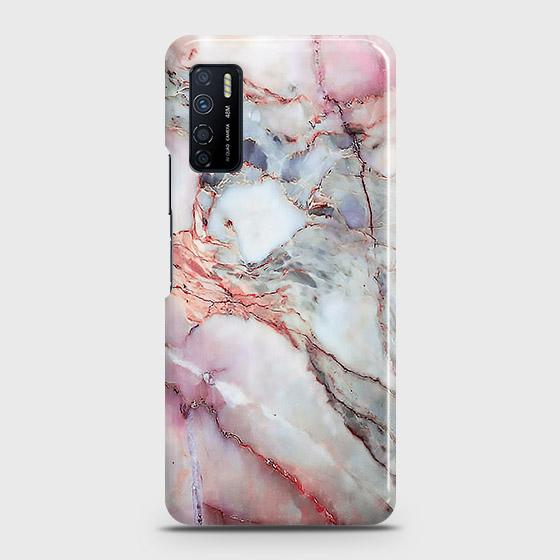 Infinix Note 7 Lite Cover - Violet Sky Marble Trendy Printed Hard Case with Life Time Colors Guarantee