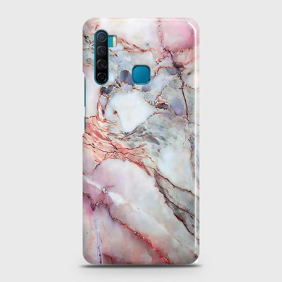 Infinix S5 Cover - Violet Sky Marble Trendy Printed Hard Case with Life Time Colors Guarantee