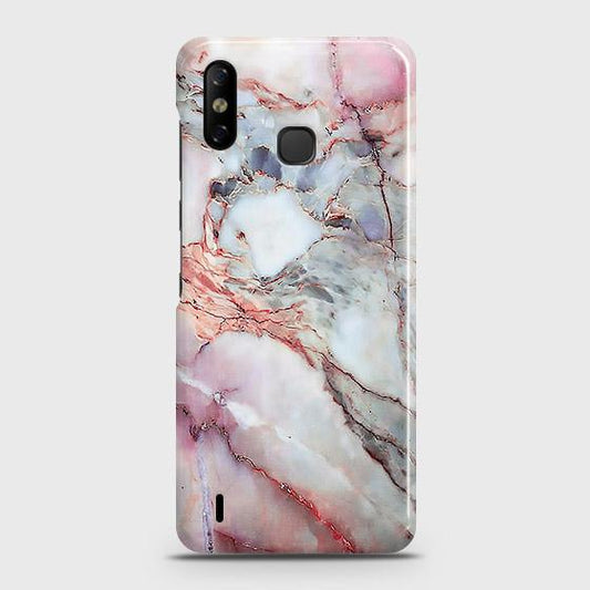 Infinix Smart 4 Cover - Violet Sky Marble Trendy Printed Hard Case with Life Time Colors Guarantee