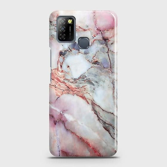 Infinix Smart 5 Cover - Violet Sky Marble Trendy Printed Hard Case with Life Time Colors Guarantee