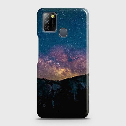 Infinix Smart 5 Cover - Matte Finish - Embrace Dark Galaxy  Trendy Printed Hard Case with Life Time Colors Guarantee