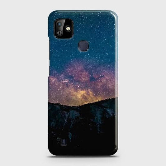 Infinix Smart HD 2021 Cover - Matte Finish - Embrace Dark Galaxy  Trendy Printed Hard Case with Life Time Colors Guarantee