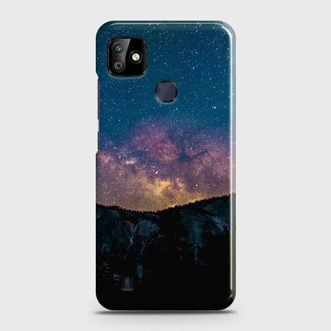 Infinix Smart HD 2021 Cover - Matte Finish - Embrace Dark Galaxy  Trendy Printed Hard Case with Life Time Colors Guarantee
