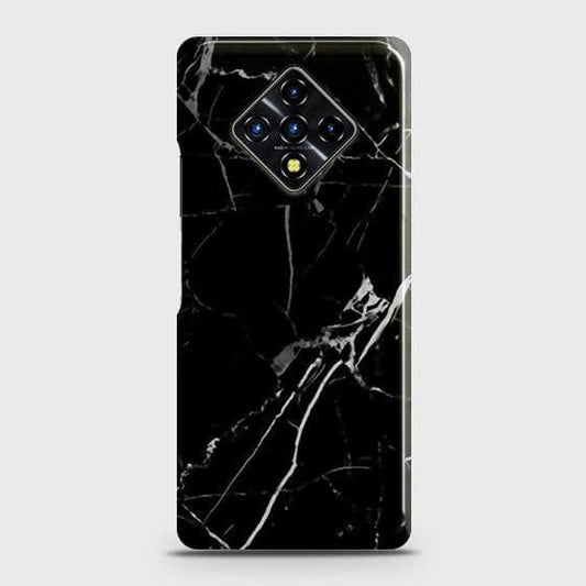 Infinix Zero 8 Cover - Black Modern Classic Marble Printed Hard Case with Life Time Colors Guarantee