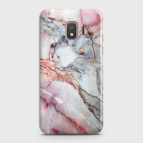 Samsung Galaxy J2 Core 2018 Cover - Violet Sky Marble Trendy Printed Hard Case with Life Time Colors Guarantee