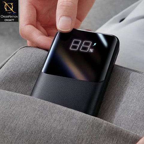 Black - Joyroom Star Series 2xUSB & 1xUSB-C 22.5W Power Bank - PD3.0, QC3.0 Capacity 10000 mah