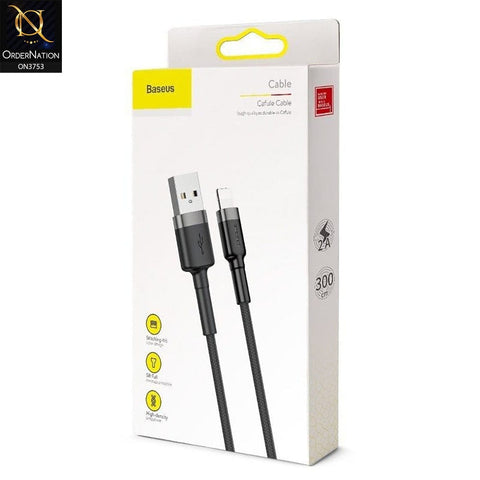 Baseus Cafule USB Lightning Cable 2A 3m – Black