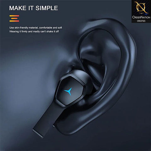 HQ08 TRUE WIRELESS GAMING EARBUDS- Black