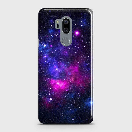 LG G7 ThinQ Cover - Dark Galaxy Stars Modern Printed Hard Case with Life Time Colors Guarantee