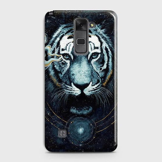 LG Stylus 2 / Stylus 2 Plus / Stylo 2 / Stylo 2 PlusCover - Vintage Galaxy Tiger Printed Hard Case with Life Time Colors Guarantee b76