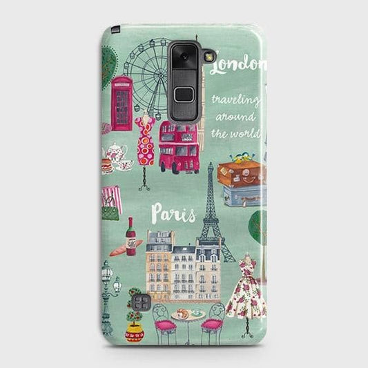 LG Stylus 2 / Stylo 2 Cover - Matte Finish - London, Paris, New York ModernPrinted Hard Case with Life Time Colors Guarantee