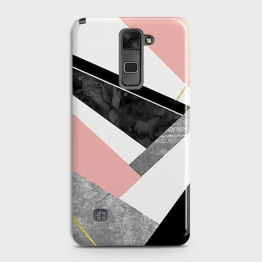 LG Stylus 2 / Stylo 2 Cover - Matte Finish - Geometric Luxe Marble Trendy Printed Hard Case with Life Time Colors Guarantee