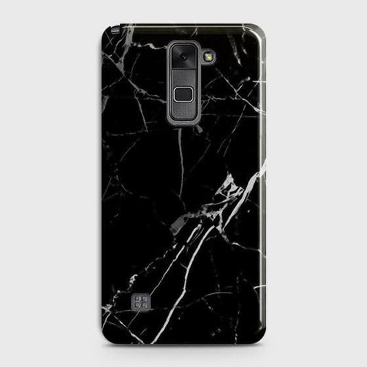 Guarantee For LG Stylus 2 / Stylus 2 Plus / Stylo 2 / Stylo 2 Plus Cover - Black Modern Classic Marble Printed Hard Case with Life Time Colors Guarantee