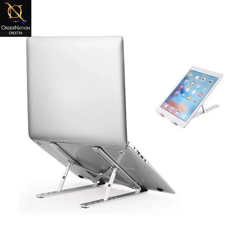 Laptop Stand Creative Folding Storage Bracket - Gray