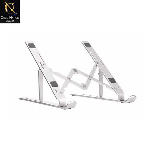 Laptop Stand Creative Folding Storage Bracket - Gray