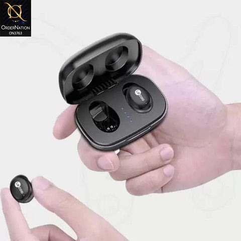 Lecoo EW301 TWS Wireless Bluetooth Earbuds- Black