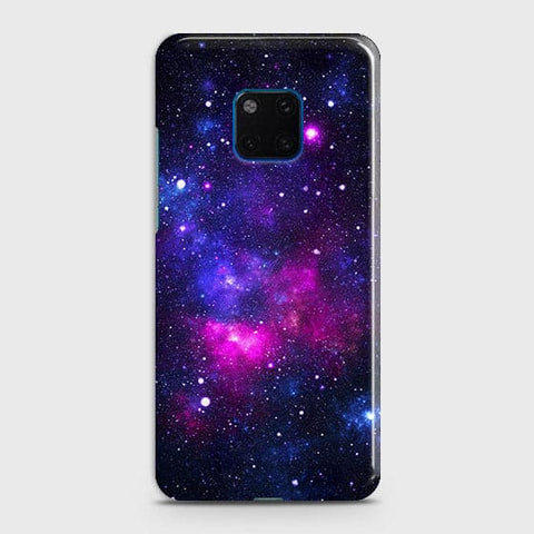 Huawei Mate 20 Pro Cover - Dark Galaxy Stars Modern Printed Hard Case with Life Time Colors Guarantee