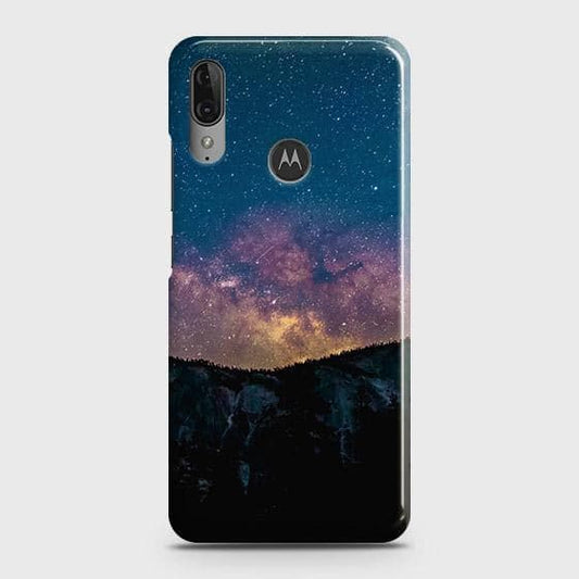 Motorola Moto E6 Plus Cover - Matte Finish - Embrace Dark Galaxy  Trendy Printed Hard Case with Life Time Colors Guarantee