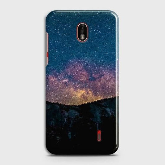 Nokia 1 Plus Cover - Matte Finish - Embrace Dark Galaxy  Trendy Printed Hard Case with Life Time Colors Guarantee