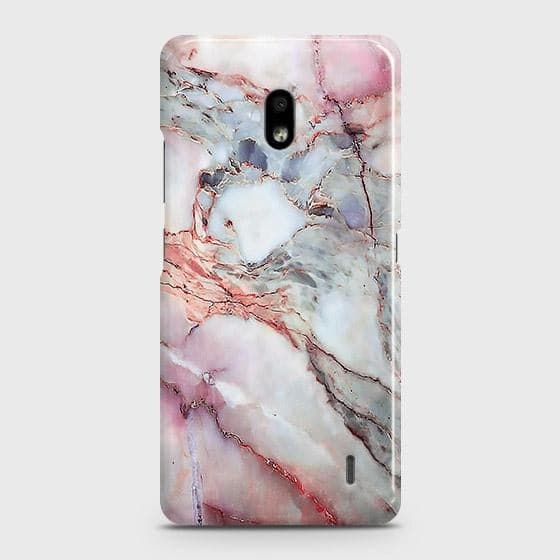 Nokia 2.2 Cover - Violet Sky Marble Trendy Printed Hard Case with Life Time Colors Guarantee