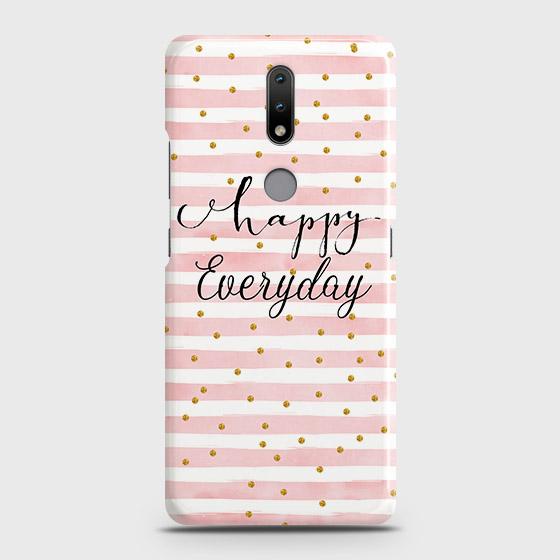 Nokia 2.4 Cover - Trendy Happy Everyday Printed Hard Case with Life Time Colors Guarantee B84