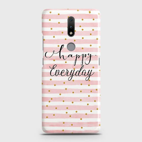 Nokia 2.4 Cover - Trendy Happy Everyday Printed Hard Case with Life Time Colors Guarantee ( Fast Delivery )