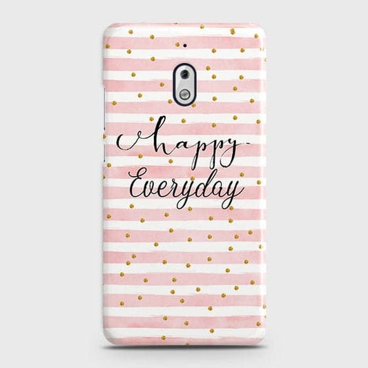 Nokia 2.1 Cover - Trendy Happy Everyday Printed Hard Case with Life Time Colors Guarantee