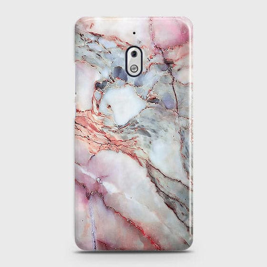 Nokia 2.1 Cover - Violet Sky Marble Trendy Printed Hard Case with Life Time Colors Guarantee