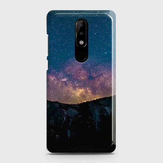 Nokia 3.1 Plus Cover - Matte Finish - Embrace, Dark  Trendy Printed Hard Case With Life Time Colour Guarantee
