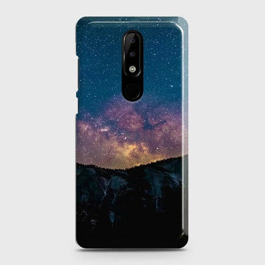 Nokia 5.1 Plus / Nokia X5 Cover - Matte Finish - Embrace, Dark  Trendy Printed Hard Case With Life Time Colour Guarantee