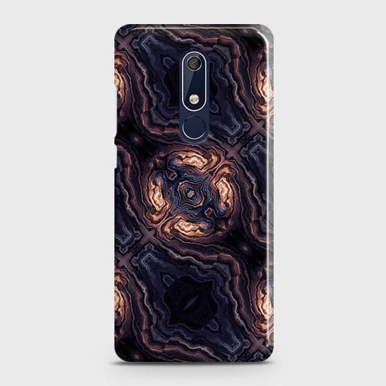 Nokia 5.1 Cover - Source of Creativity Trendy Printed Hard Case with Life Time Colors Guarantee