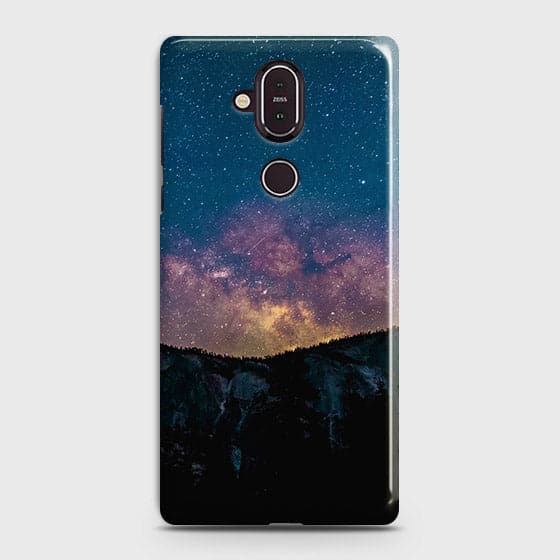 Nokia 8.1 Cover - Matte Finish - Embrace, Dark  Trendy Printed Hard Case With Life Time Colour Guarantee